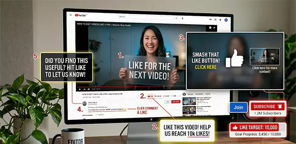 Calls to Action CTAs for Likes