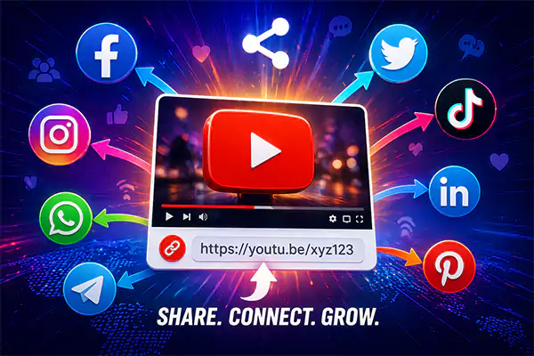 Sharing a YouTube Video Across Social Media
