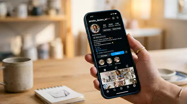 Contact Info in Instagram Bio