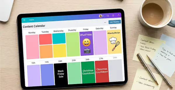 Plan your content calendar