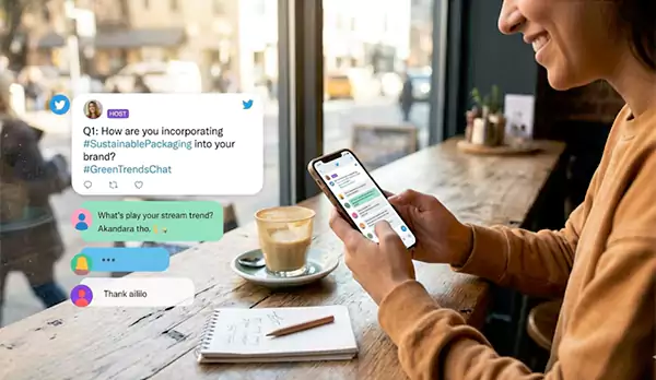 Run Twitter chats around trends