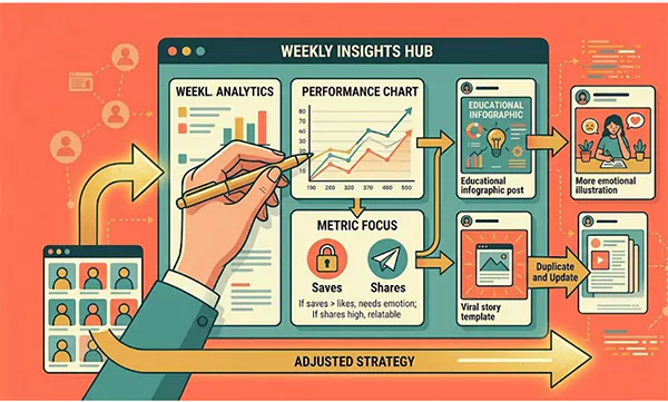 Track key metrics weekly