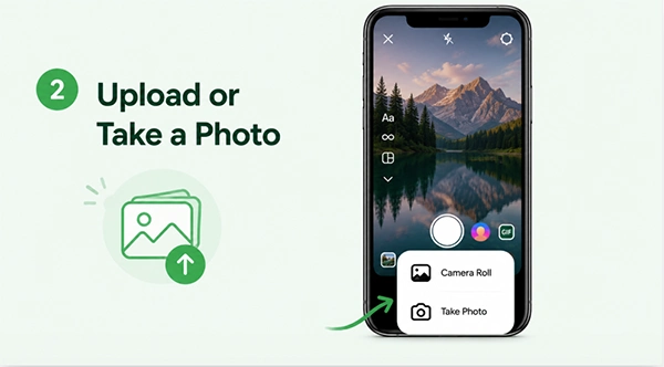 Upload or take a photo