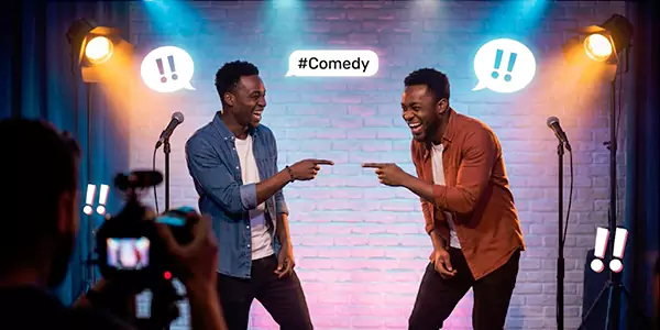 Comedy and Entertainment hashtags for TikTok