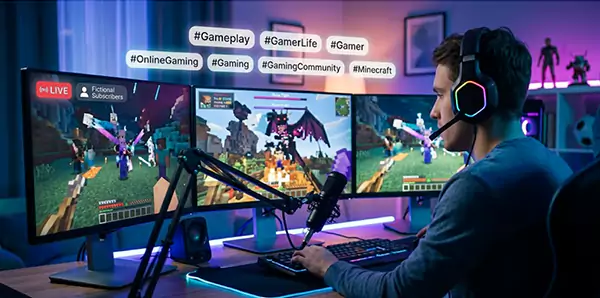 Hashtags for gaming on TikTok