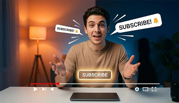 Add verbal subscribe CTA