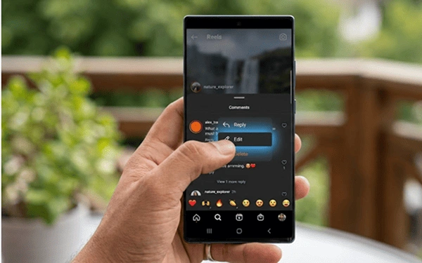 Choose the Edit option from the action menu