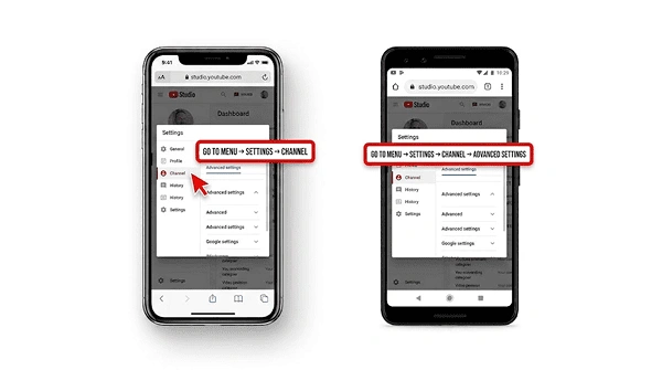 Go to Advanced Settings