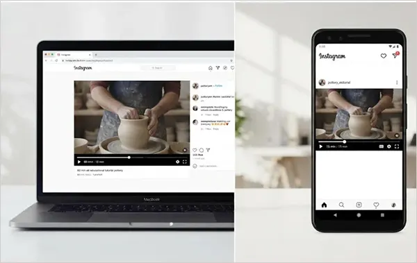 Instagram Feed video length desktop vs mobile