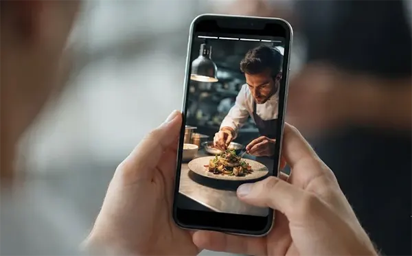 Long Instagram Story segmented into four slides