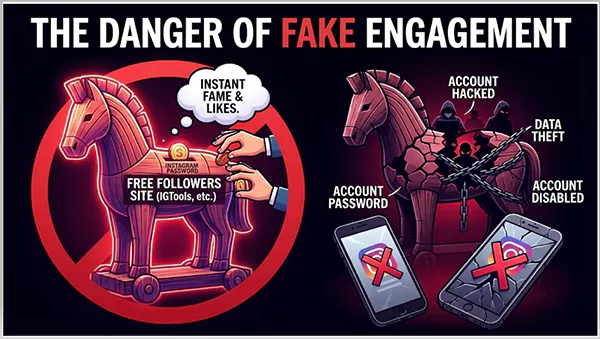 Why IGtools followers free sites are unsafe