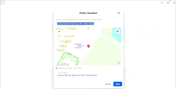 Add a specific location if it is an in-person event.