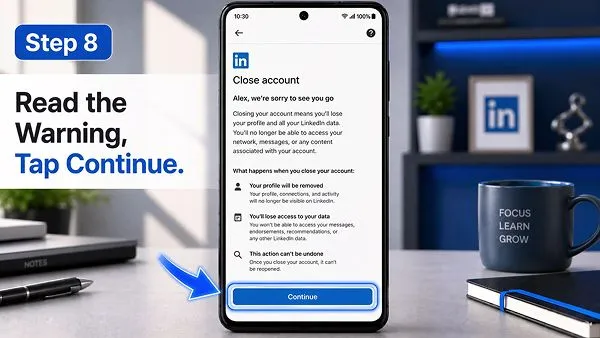 Close account details