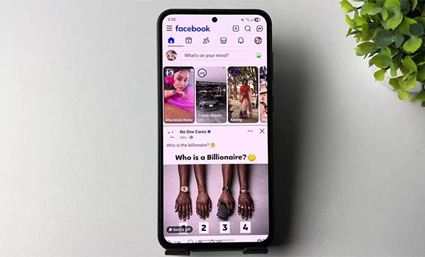 Facebook profile page showing the users profile photo