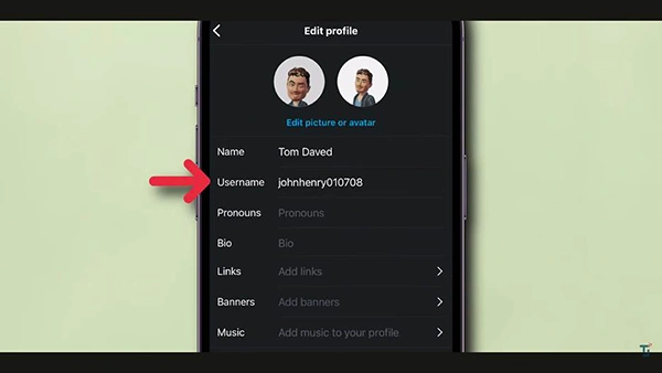  Instagram edit profile options.