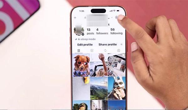 Instagram profile interfaces