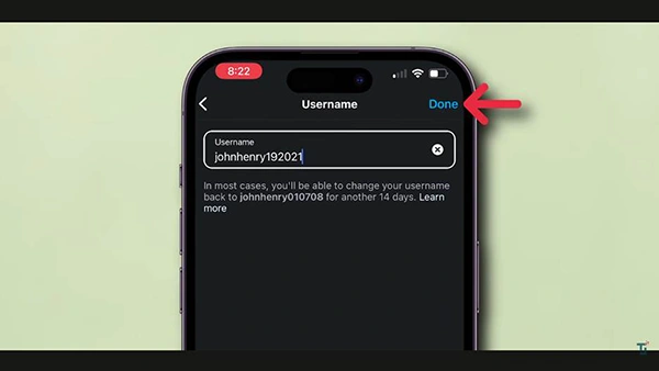 Instagram username saving option.