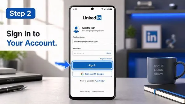 LinkedIn sign in