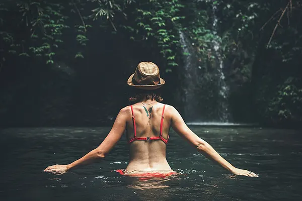 Traveller in Bali