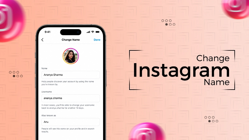 change my name on instagram