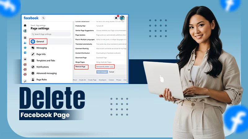 how to delete a facebook page