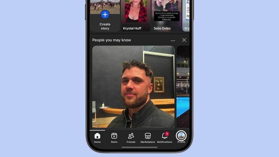  Facebook log in interface