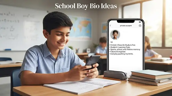 Instagram school boy bio ideas