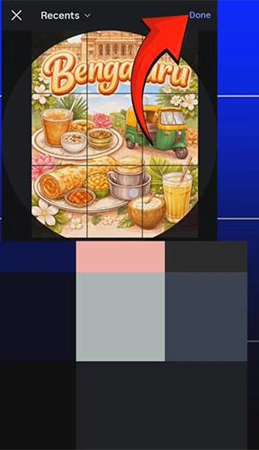  Instagram showing cover in the circle.&nbsp;